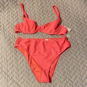 Aerie Pink Bikini Set - new with tags